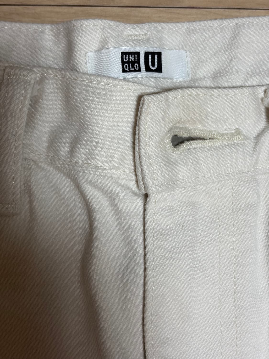  [A+급] 유니클로 U 레귤러 피트 진 에크루 (30사이즈) 상품이미지2