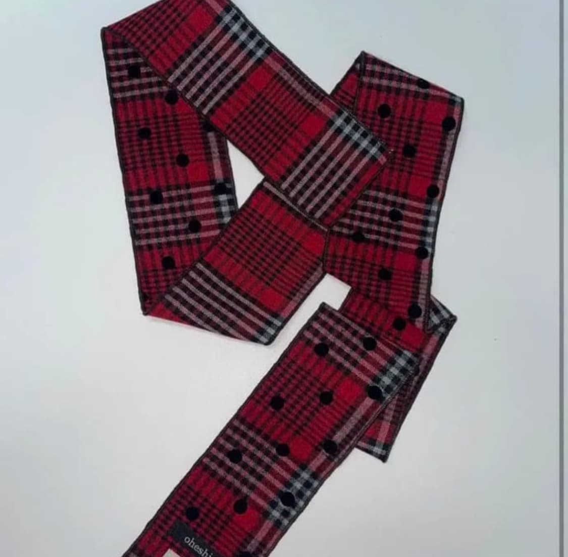 OHESHIO Check muffler 오헤시오 체크 머플러 상품이미지1