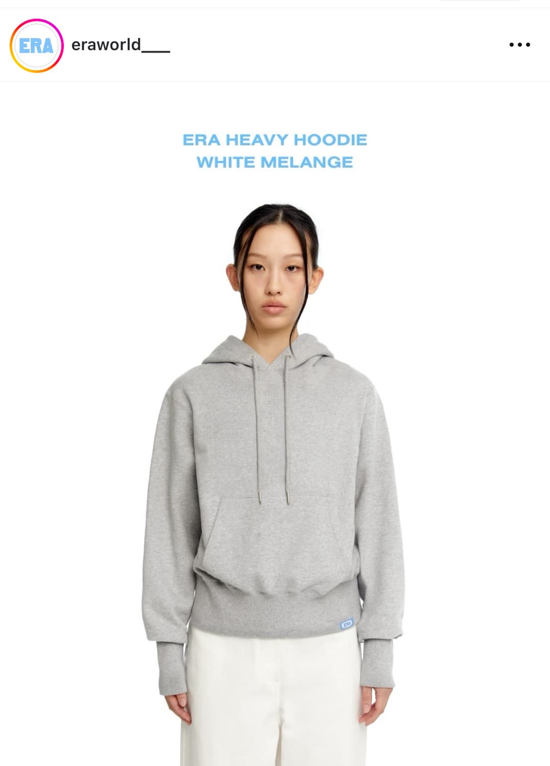 이알에이 ERA 제니 후드티 S 상품이미지2