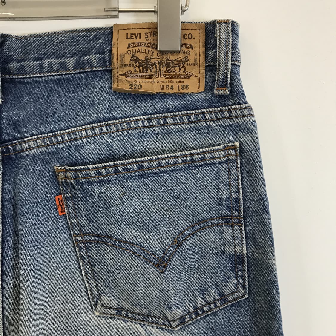 리바이스 00s 오렌지탭 220 청바지 [32] 상품이미지4
