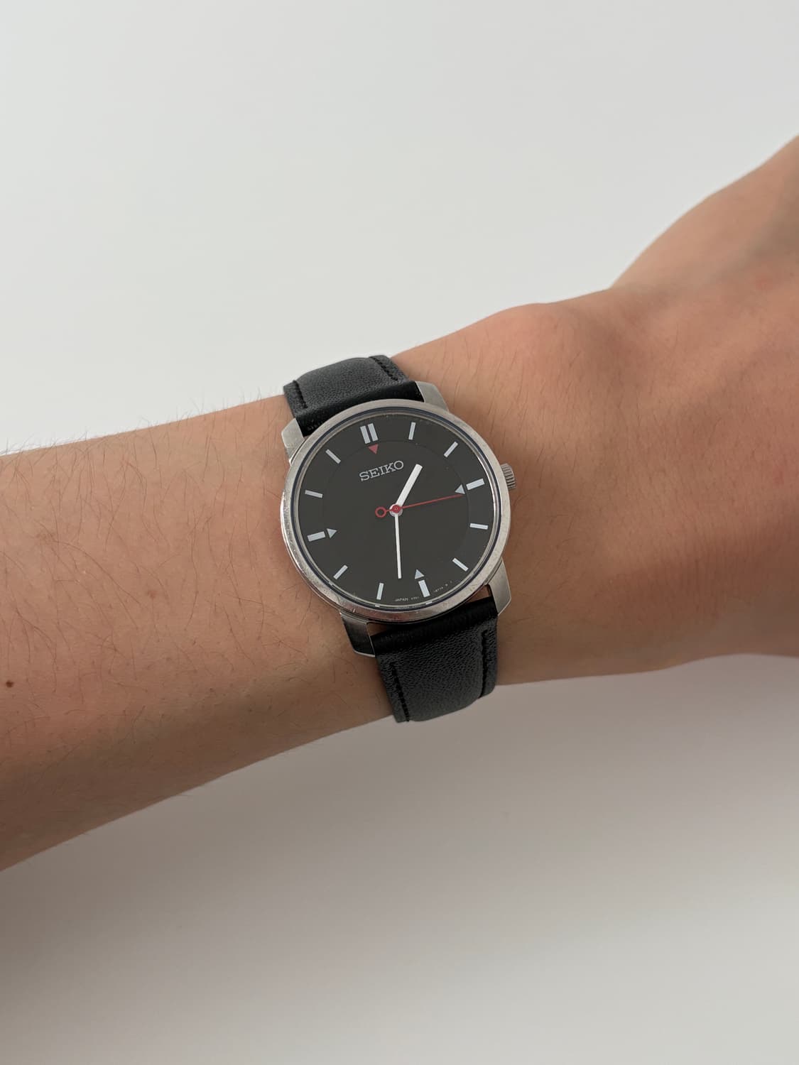 90s black dial silver quartz 상품이미지1