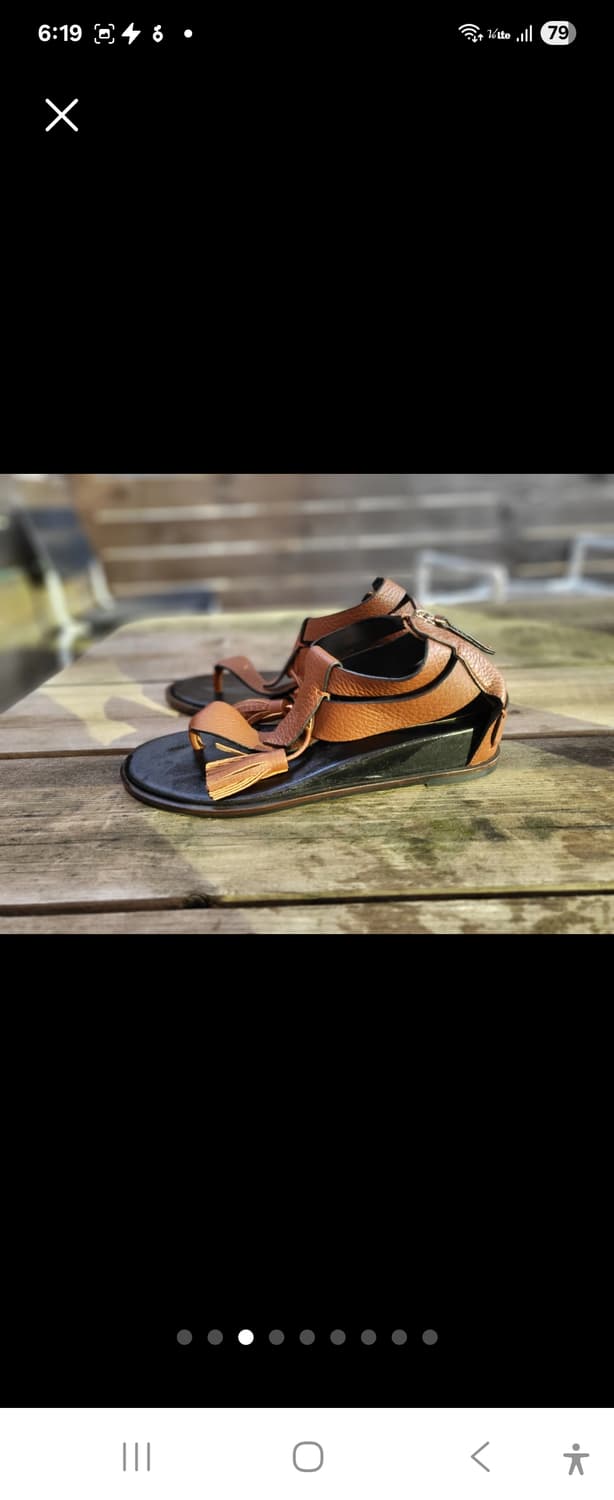 구호 가죽 샌들 새제품235mm 상품이미지3