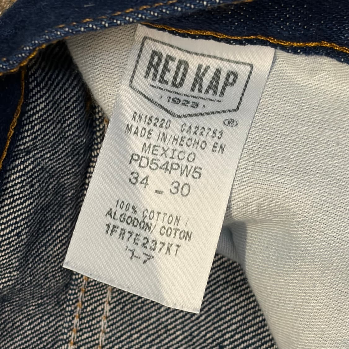 00s 미국 빈티지 레드캡 워크 청바지  상품이미지6
