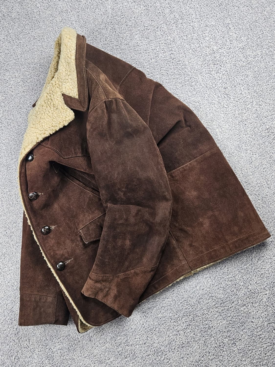 USA 쇼트 스웨이드쉘 쉐르파 웨스턴 랜처 자켓( 40 ) / 10436 상품이미지3