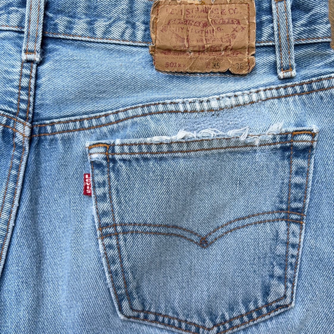 90s USA 리바이스 Levi’s 501XX 데님 팬츠 상품이미지9