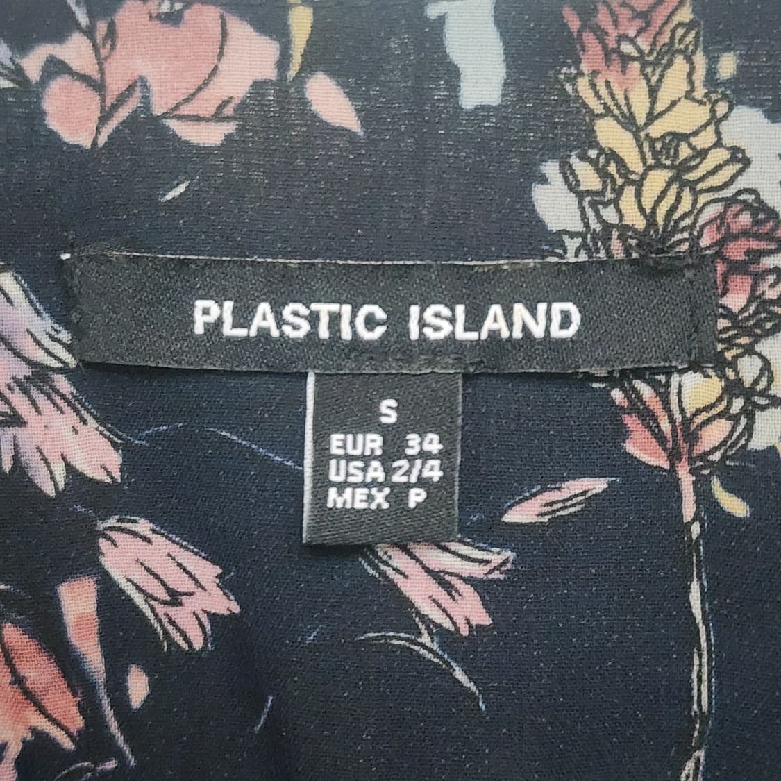 플라스틱 아일랜드 플라워 롱 원피스 상품이미지3