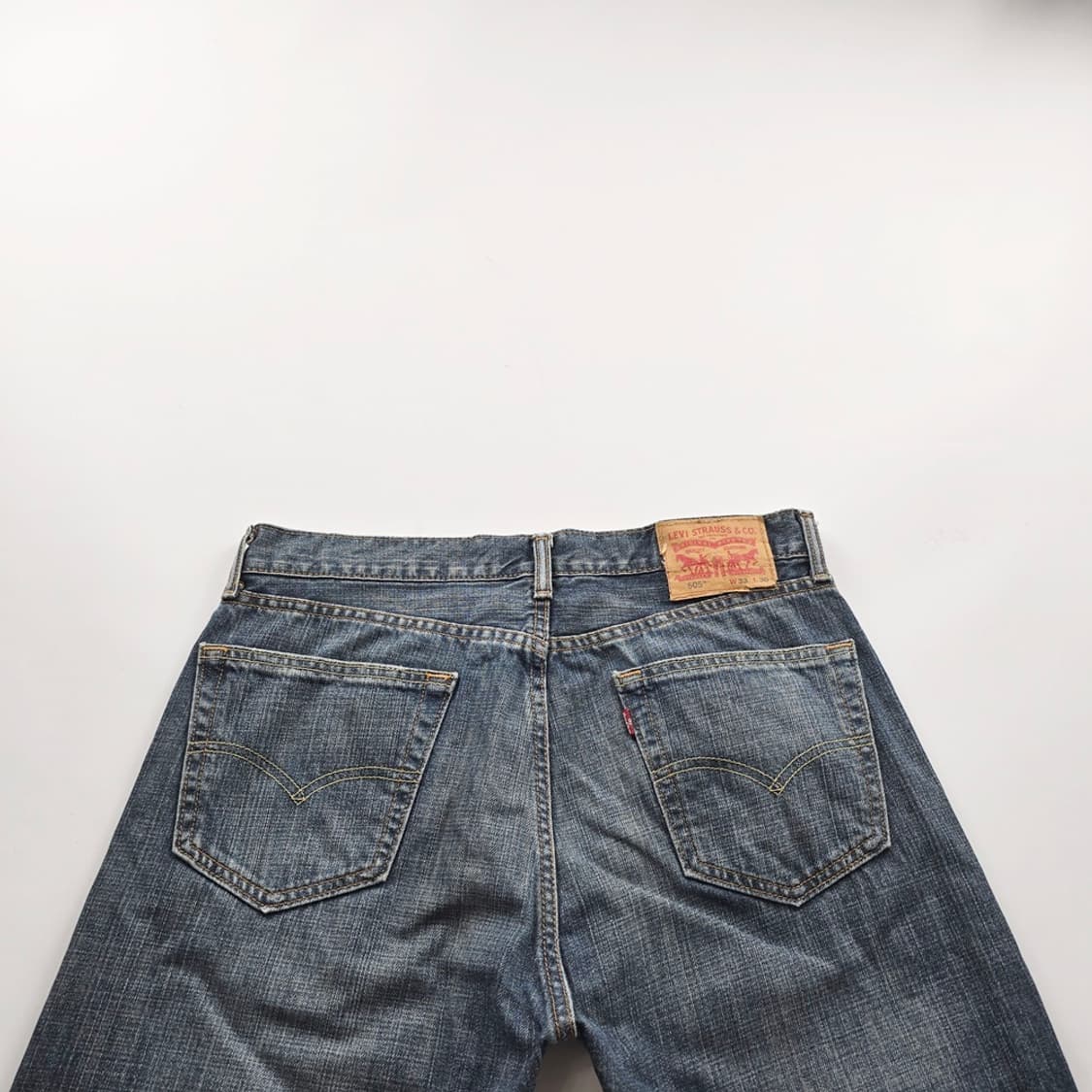 리바이스 505 청바지 일자 데님 사이즈33 R5322 상품이미지2