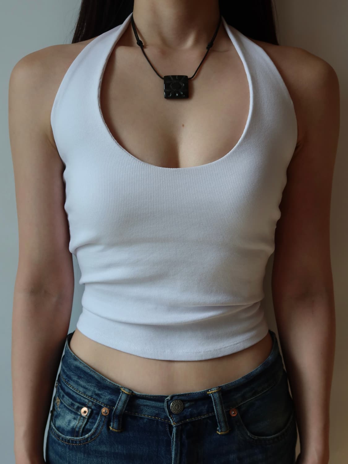 black square necklace 상품이미지2