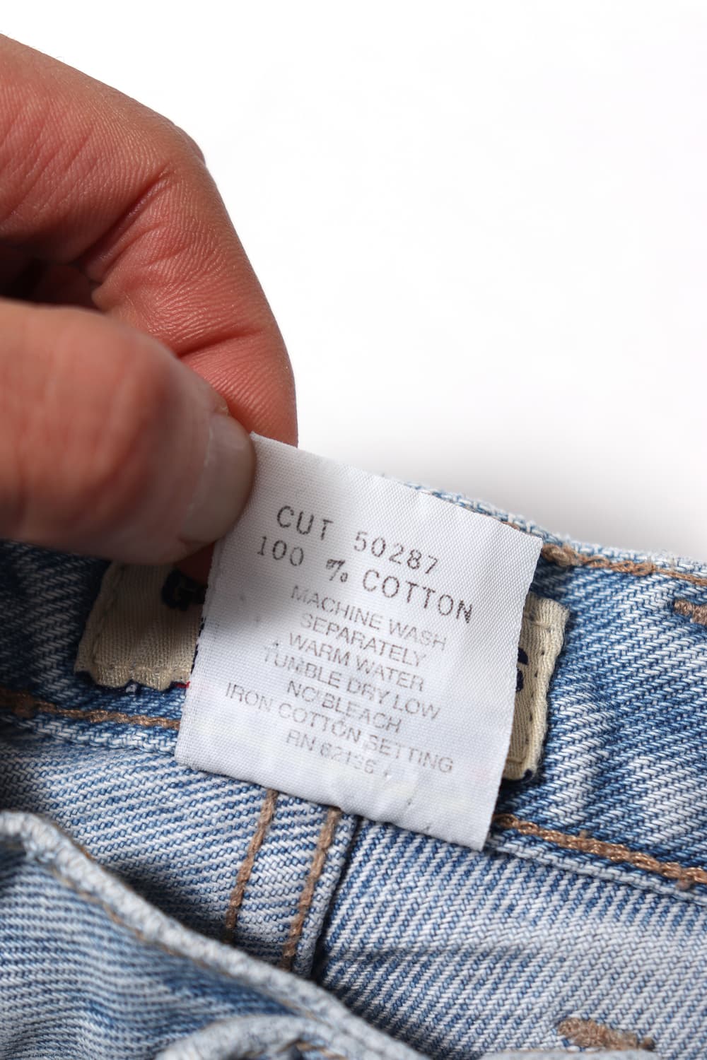 90s GUESS 올드게스  연청 데님 팬츠 women 27 상품이미지6
