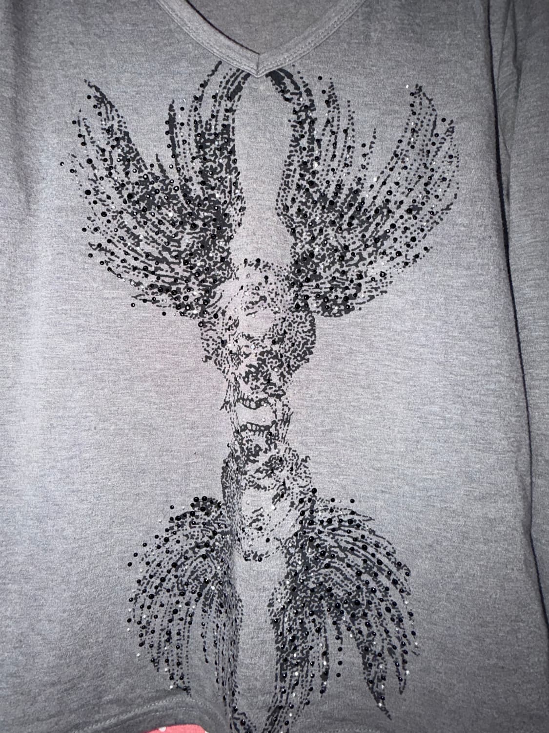 빈티지 날개 큐빅 롱슬리브 상품이미지2