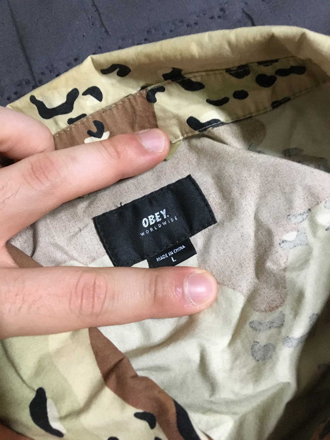 오베이 카모 자켓 L 상품이미지3