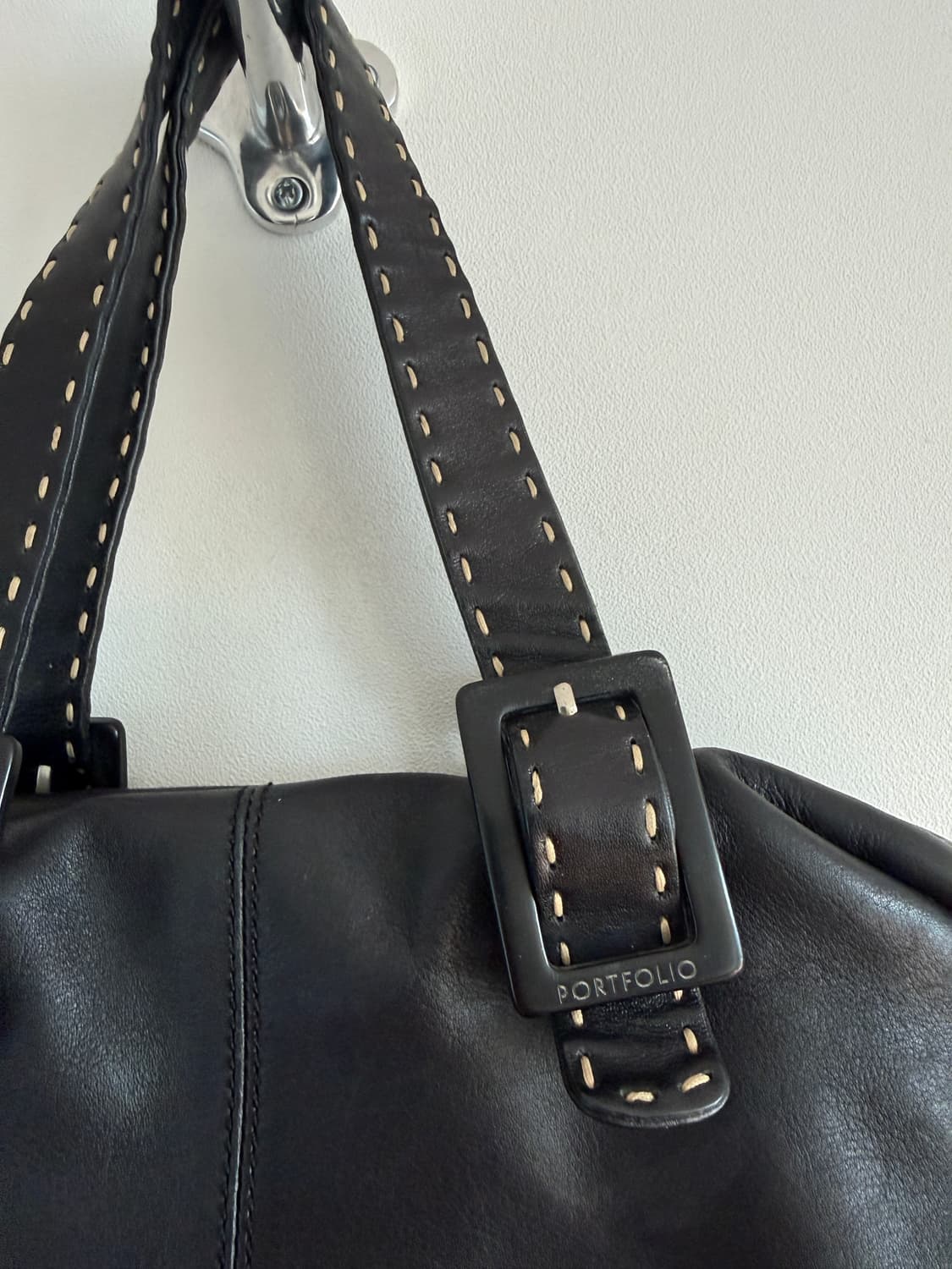 Pre owned 레더 토트백 상품이미지3