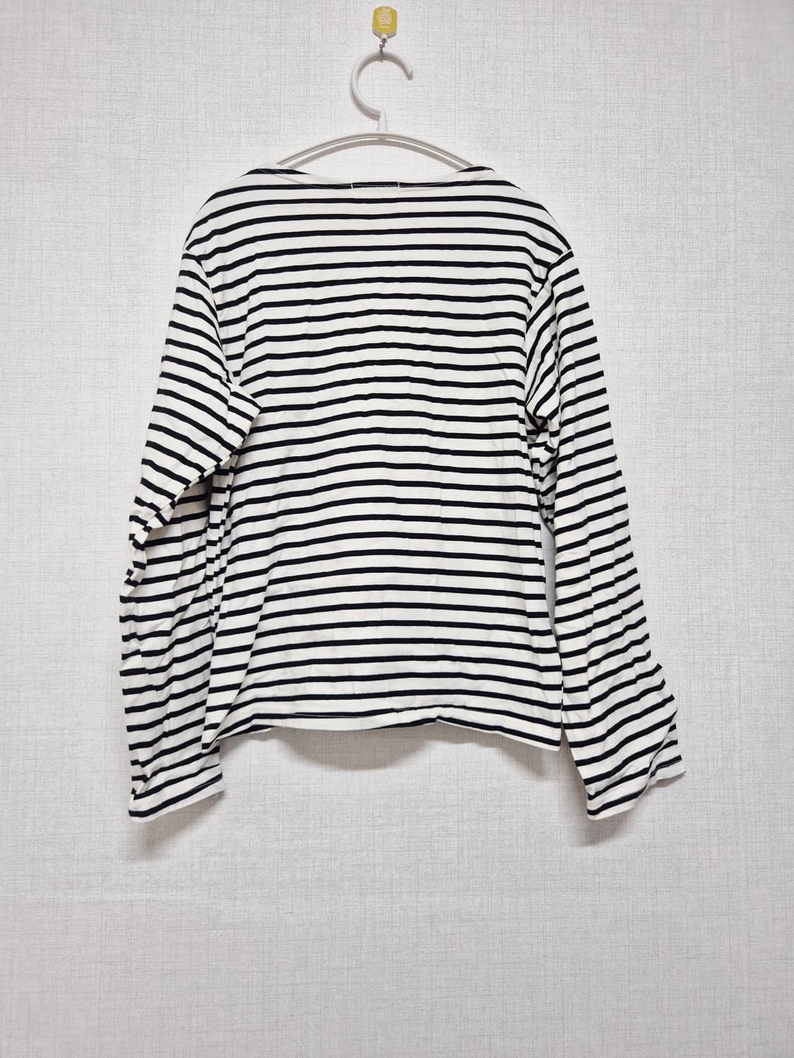 단가라 스트라이프 긴팔 티셔츠 상품이미지2