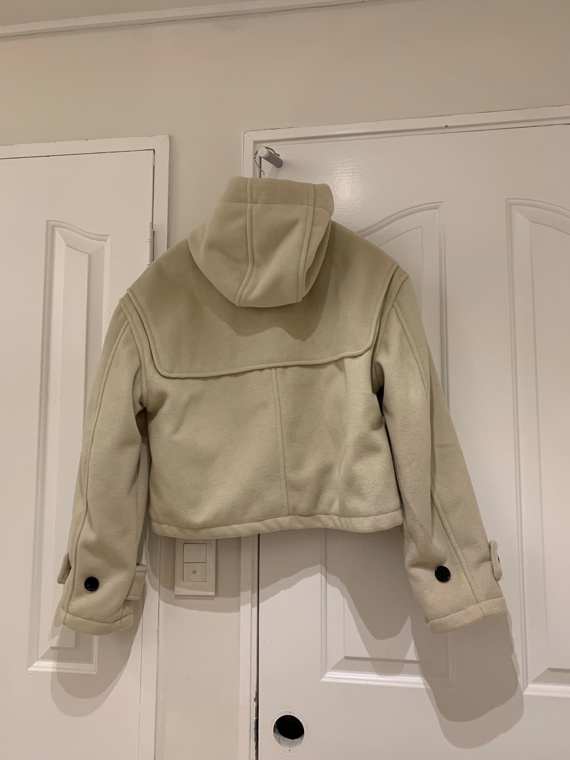 PARTIMENTO 숏 더블 코트 크롭 떡코 상품이미지5