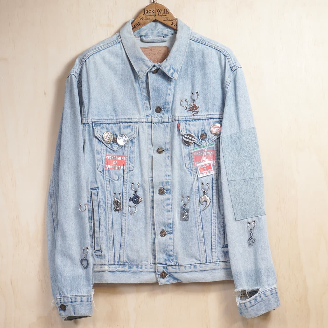 쿠쿠베베 X 리바이스 리메이드 데님자켓 상품이미지1