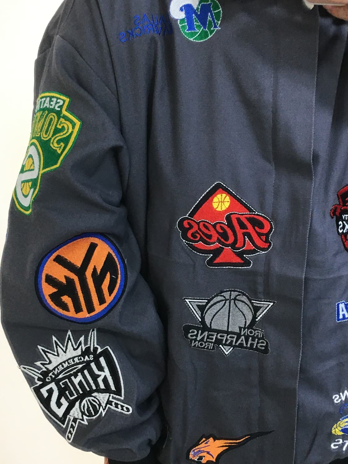 NBA 와펜 패치 자켓 상품이미지4