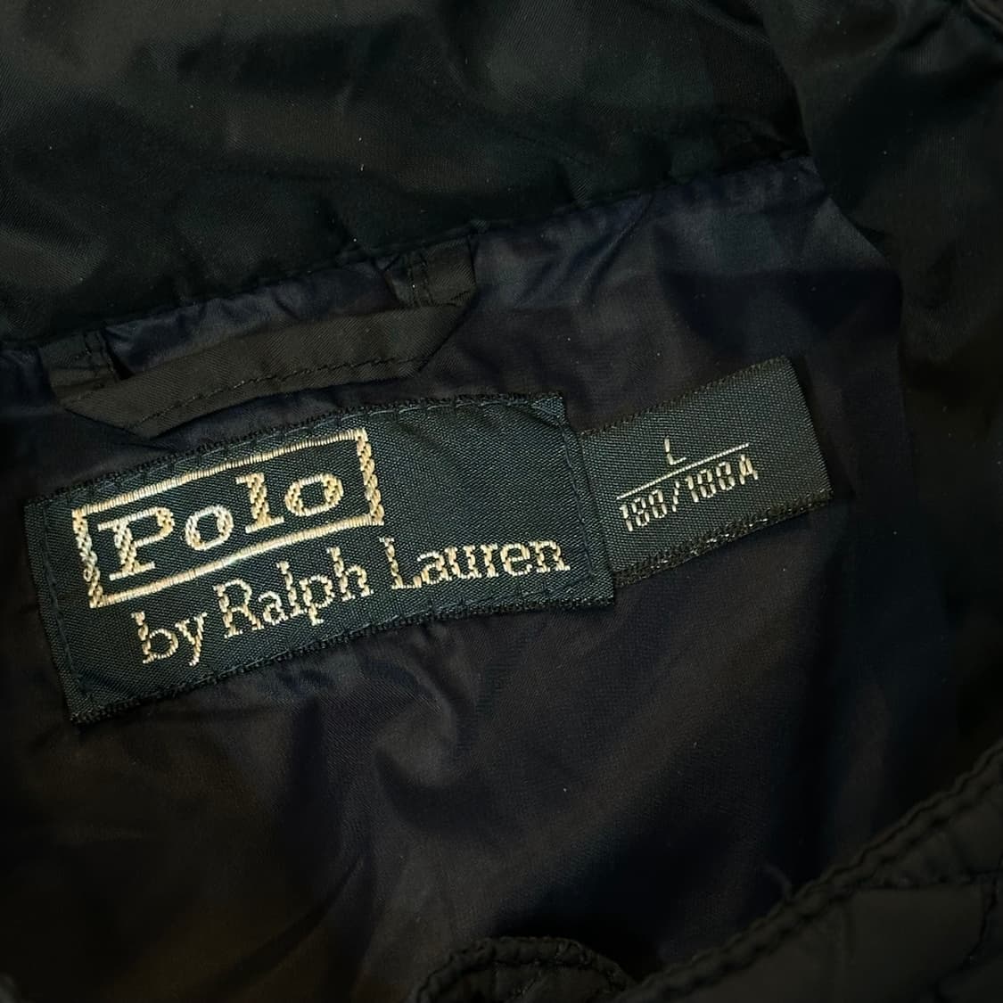 L 폴로랄프로렌 넥버클 네이비 퀼팅 베스트 상품이미지4