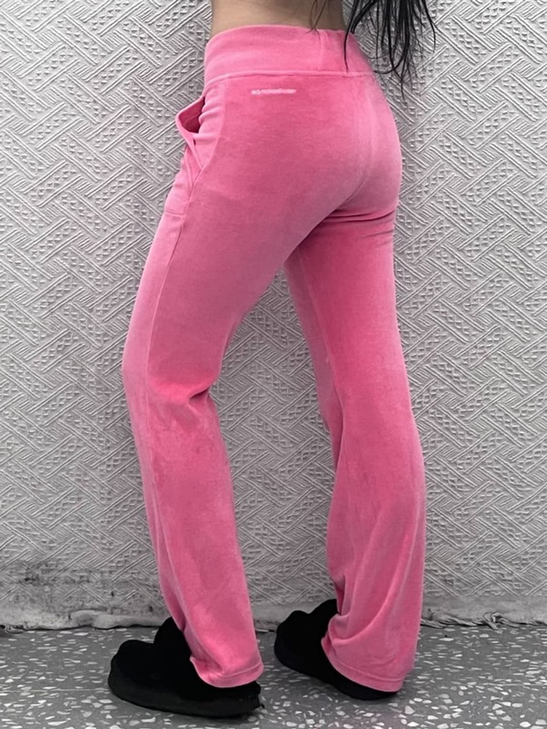 뉴발란스 Y2K 레트로 핑크 벨벳 트레이닝 팬츠 S C08910 상품이미지2