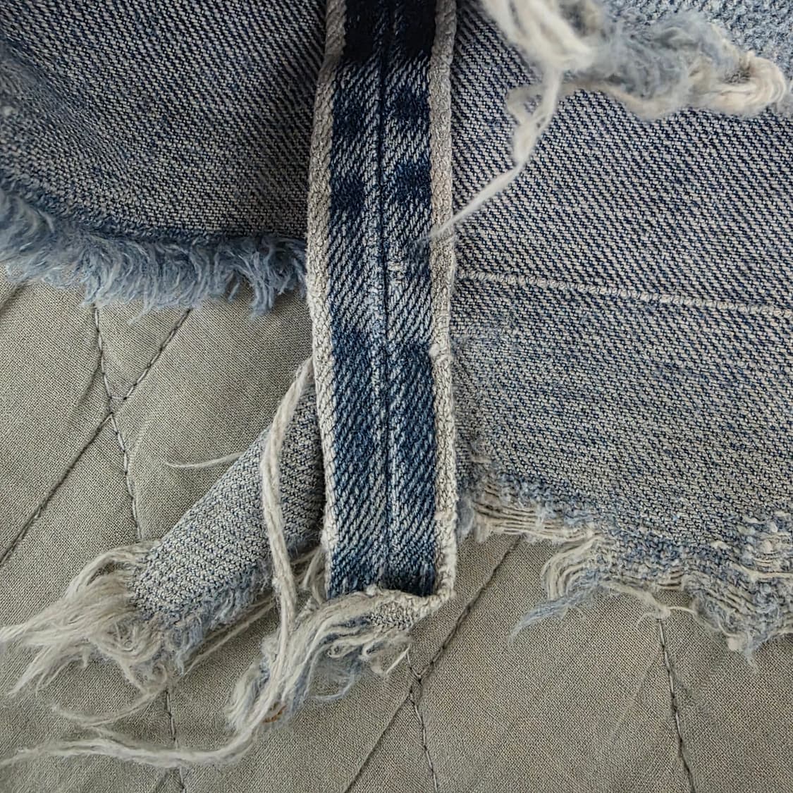 [34] 빈티지 리바이스 66전기 트래쉬드 501 데님팬츠 상품이미지8