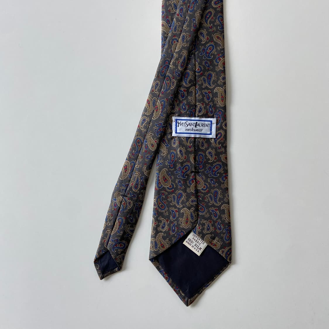 입생로랑(YSL) 명품 정품 페이즐리 넥타이 상품이미지3