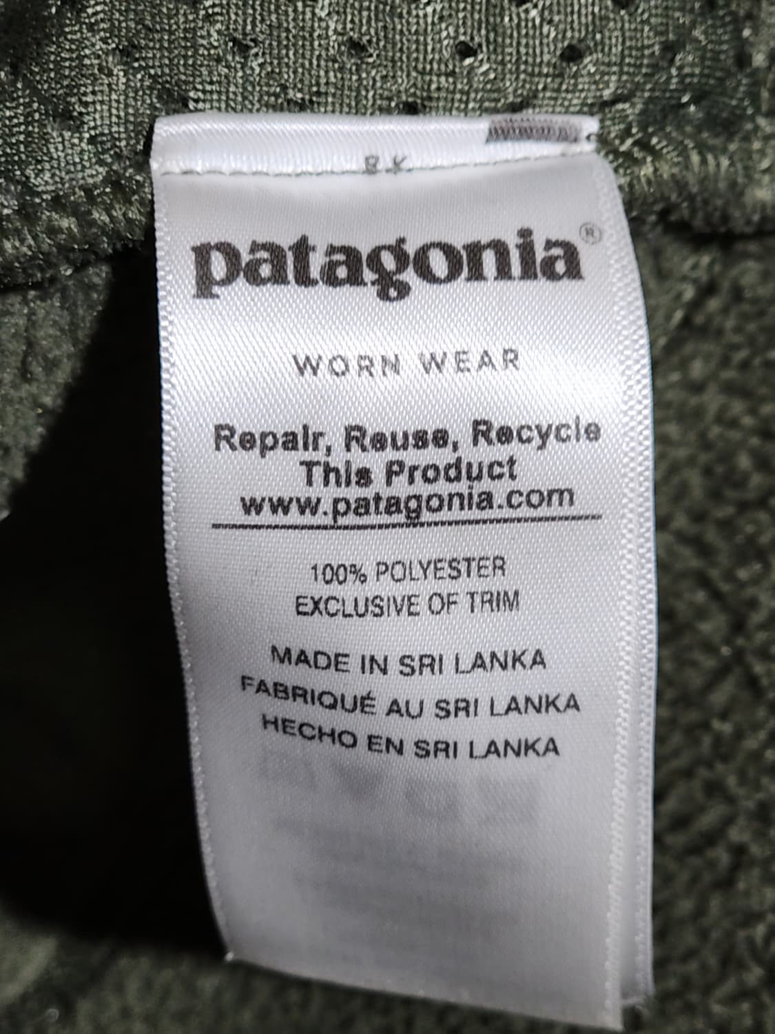 (L) 파타고니아 레트로 플리스 조끼 카키 후리스 베스트  상품이미지5