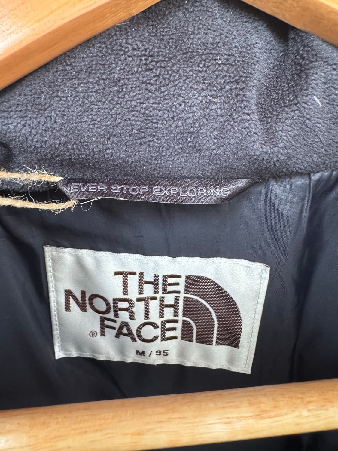 노스페이스 화이트라벨 리버튼 티볼 블랙 패딩 자켓 M 상품이미지3