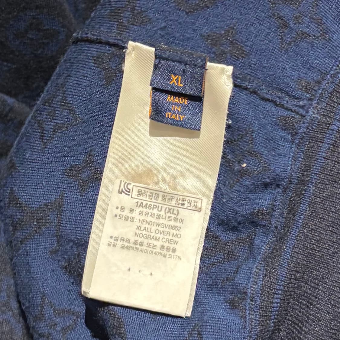 [XL size] 루이비통 모노그램 캐시미어 니트 상품이미지3