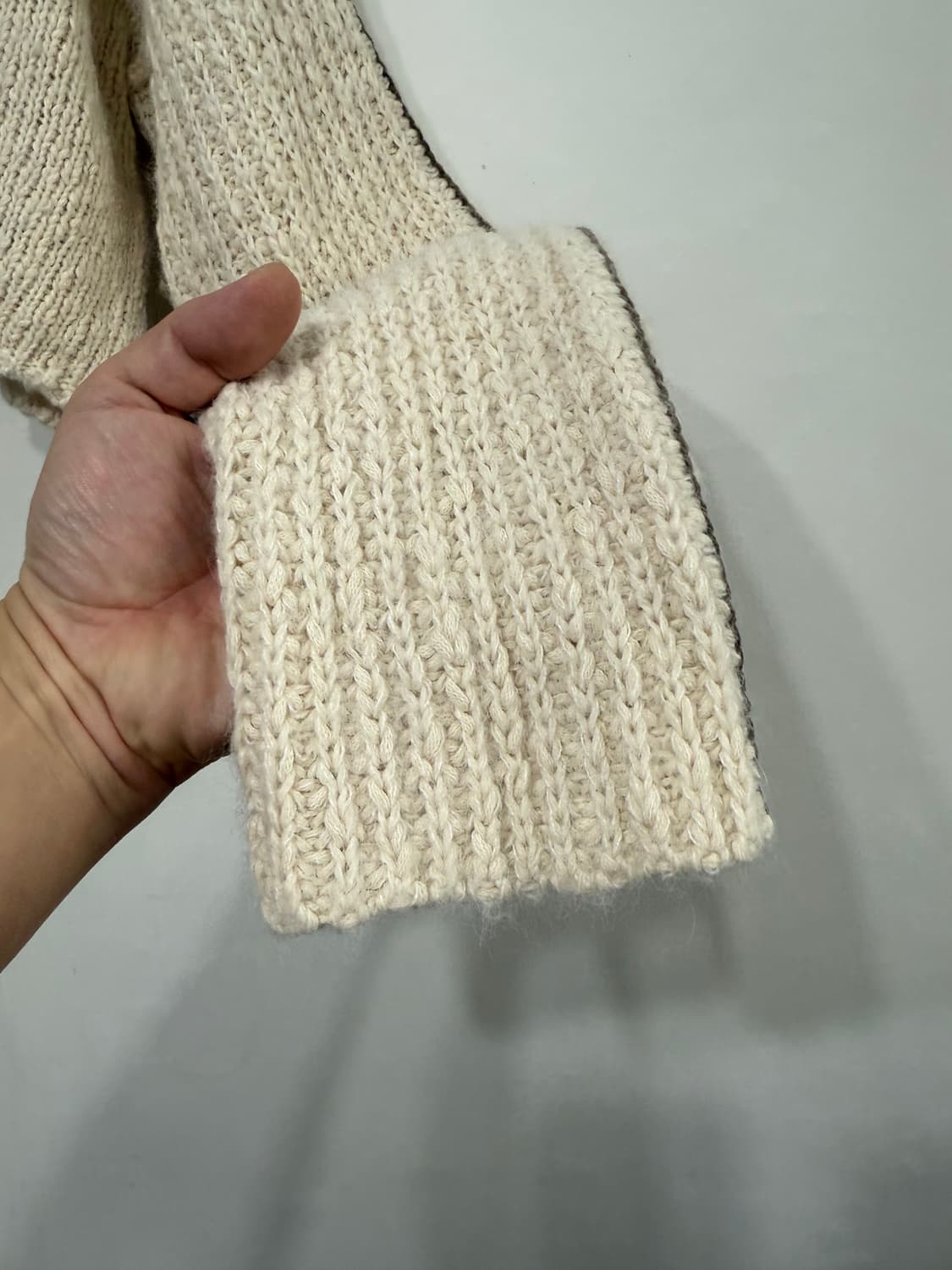 리엘 RE_L 스티치라인 크롭니트 free 상품이미지5