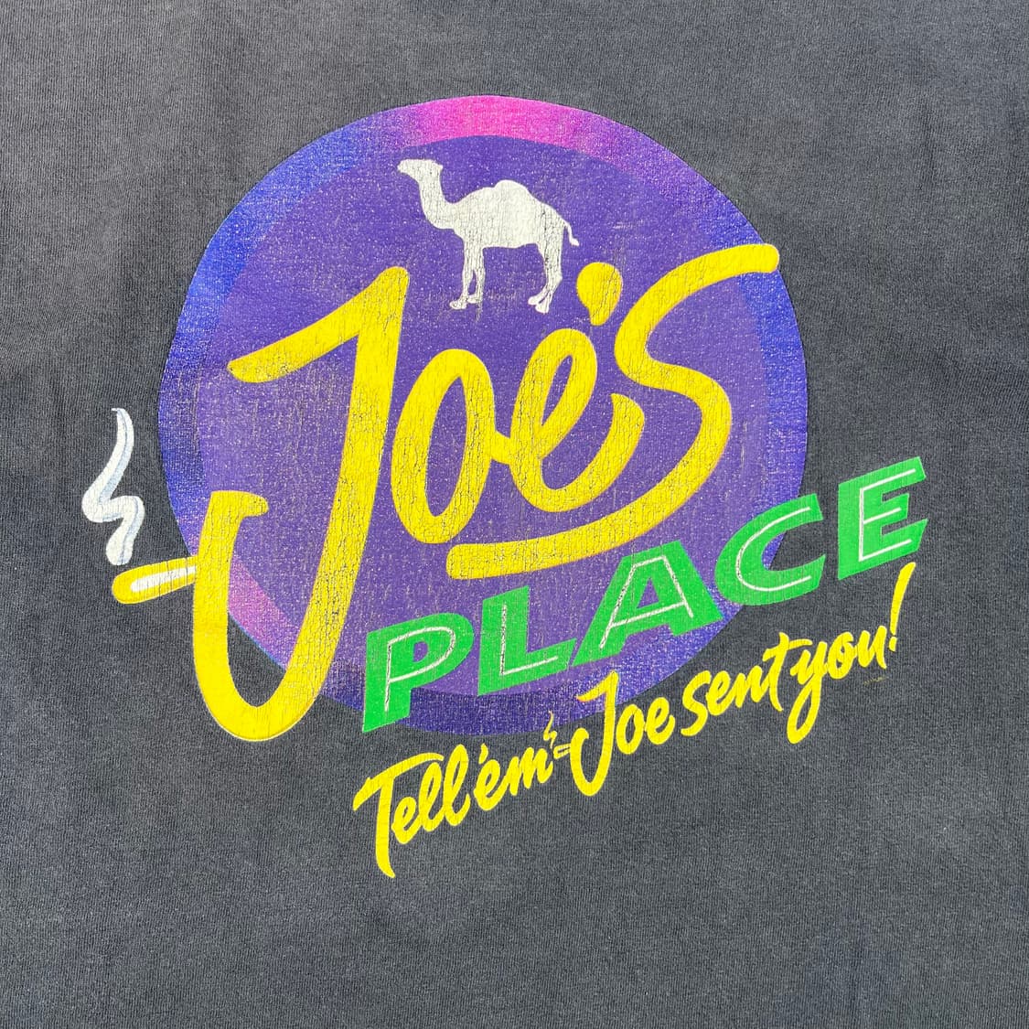 빈티지 카멜 Joe's Place 페이디드 반팔티 상품이미지6