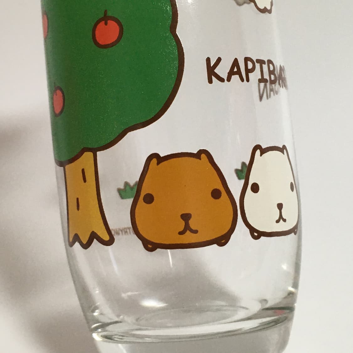 고전 카피바라 유리컵 상품이미지4