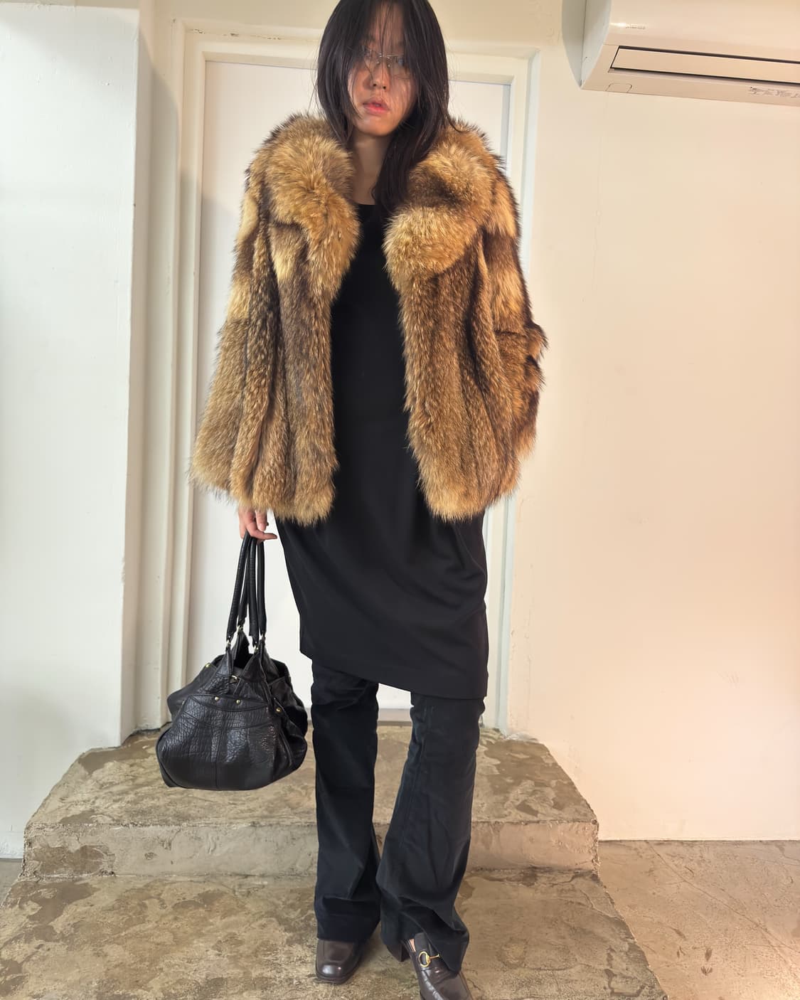 Nakamura Ginza  Real Fur Coat 폭스 퍼 상품이미지9