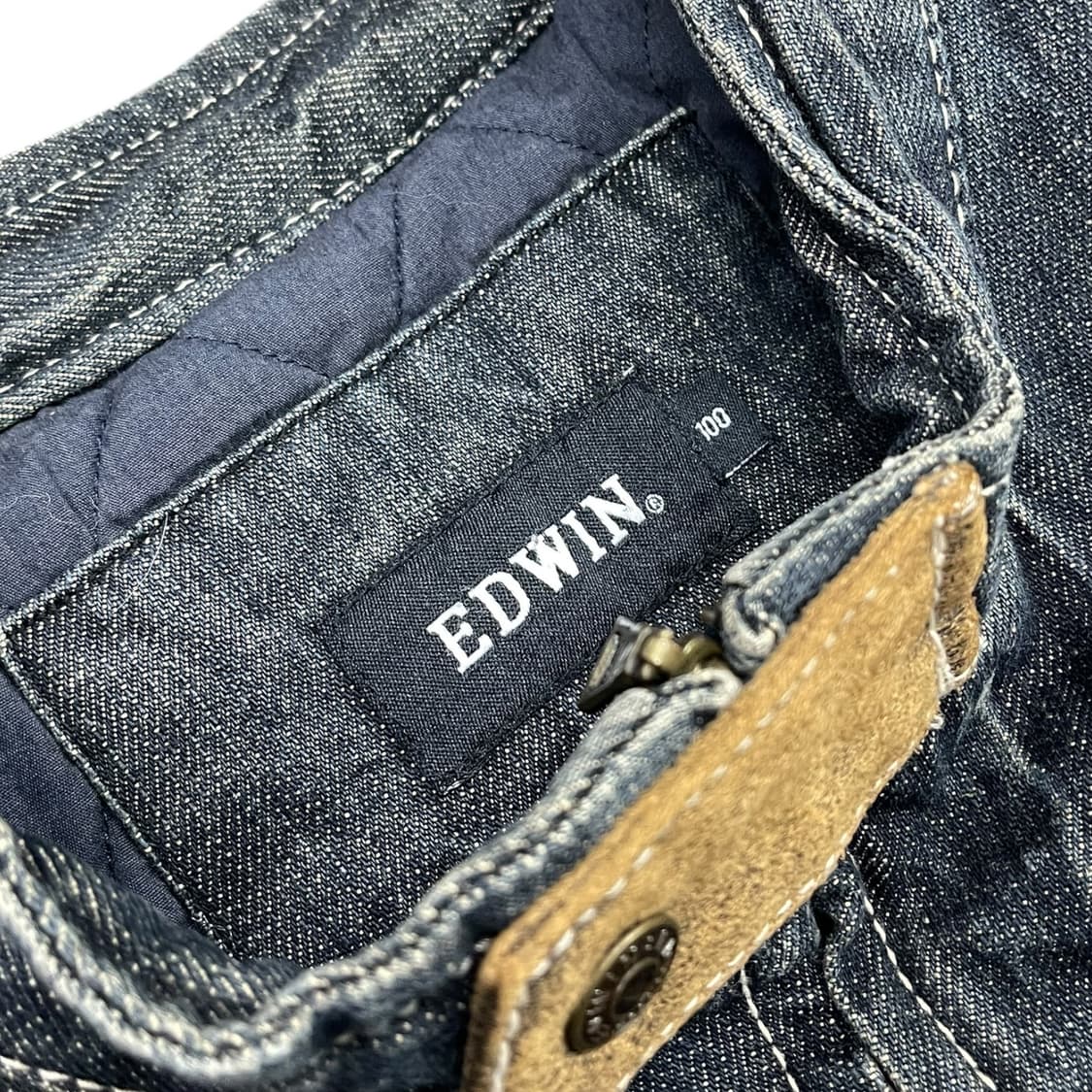 에드윈 웨스턴 스터드 누빔 데님자켓 상품이미지7