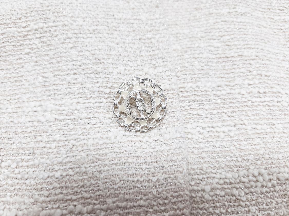 케네스레이디(kenneth lady) V넥 트위드원피스 55 새상품 상품이미지7