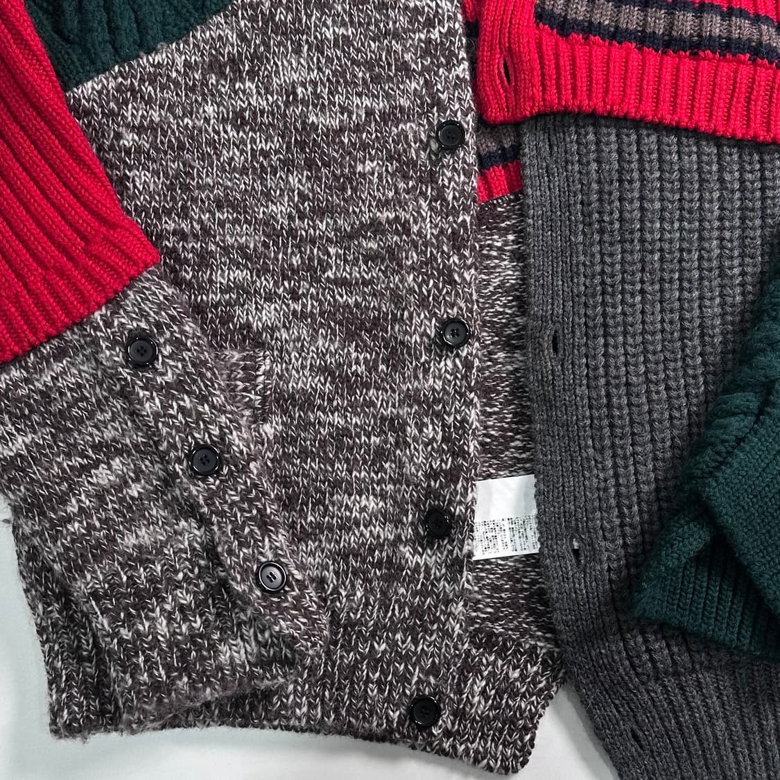 Kolor 컬러 울 언발란스 가디건   상품이미지4