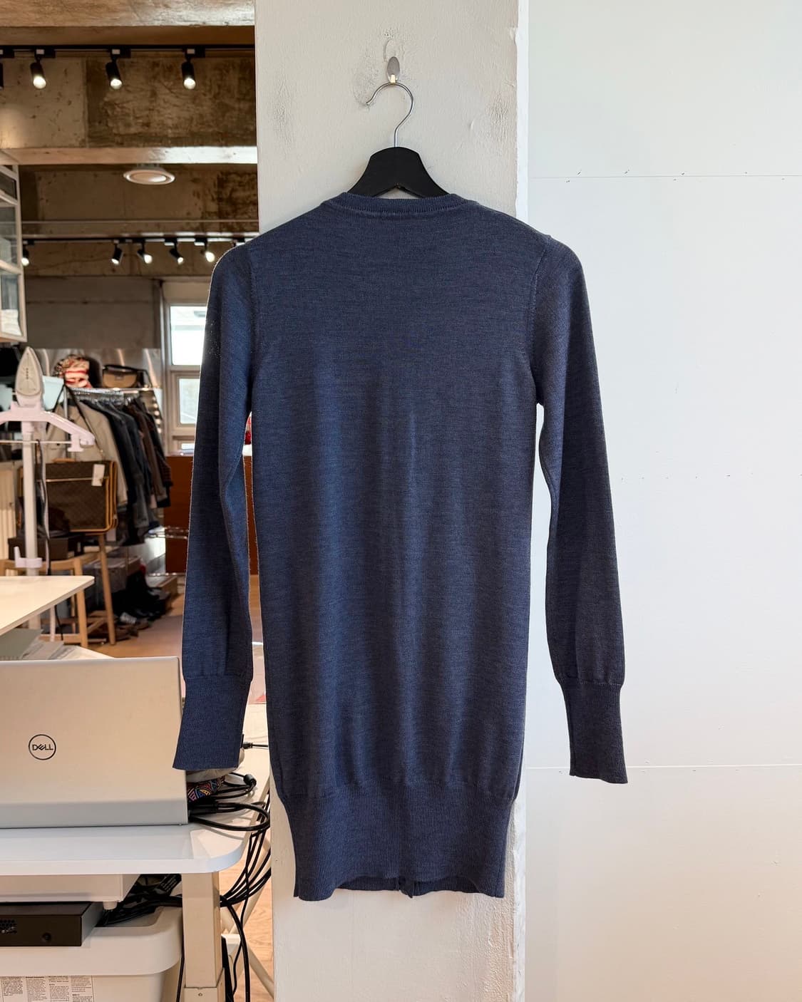 비비안 웨스트우드 레드라벨 네이비 orb자수 롱 가디건 상품이미지7