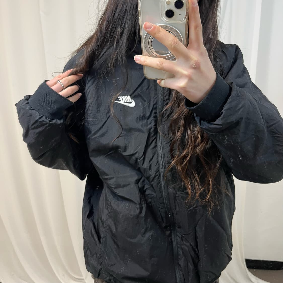 Nike Big Swoosh Reversible Fleece Jacket 상품이미지4