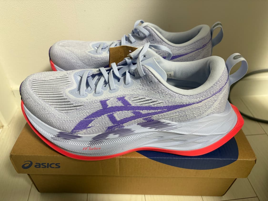 [새상품] 아식스 슈퍼블라스트2 블루/ 퍼플 245 상품이미지2