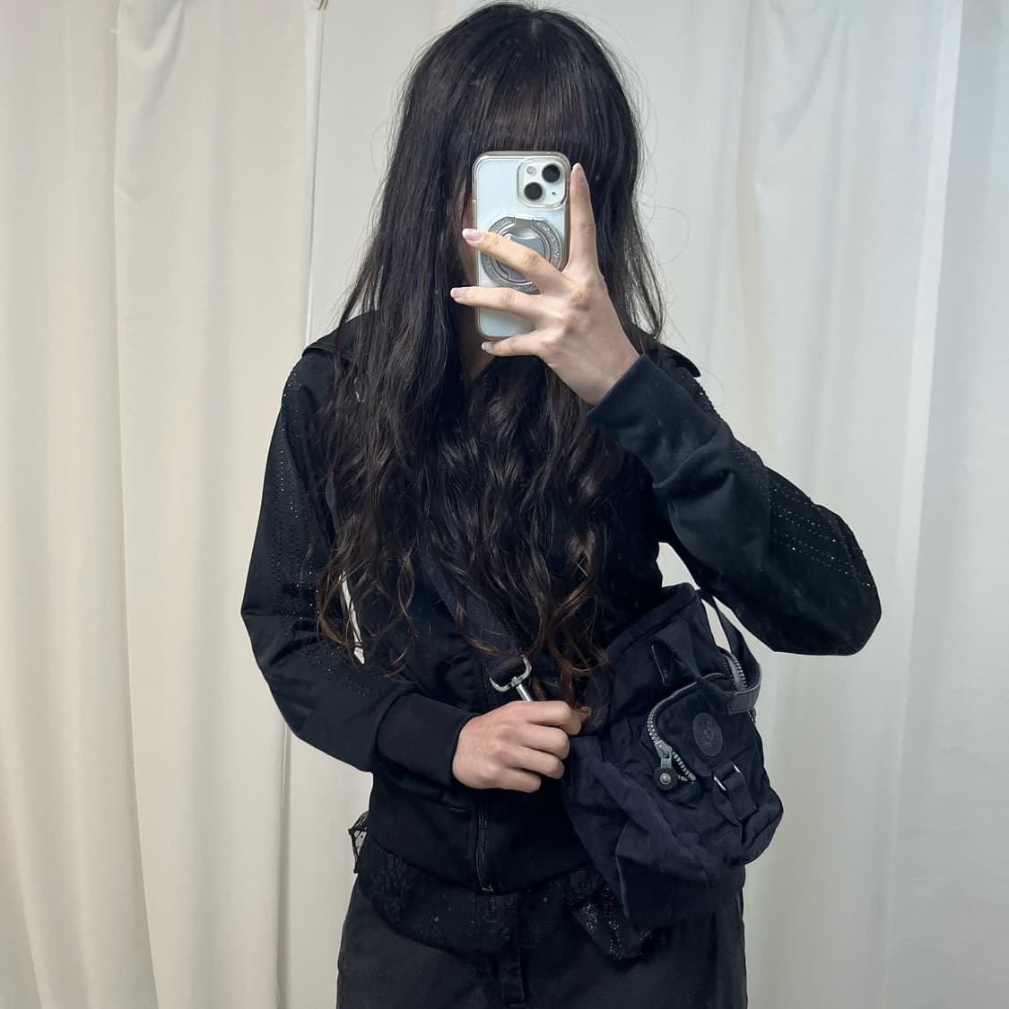 Kipling Navy Cross Bag 상품이미지2