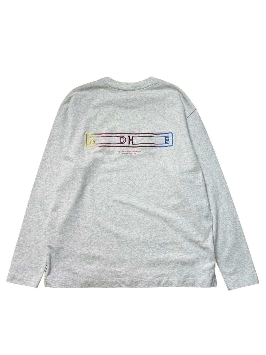 Solid Homme 솔리드옴므 백로고 롱슬리브 23SS 상품이미지1