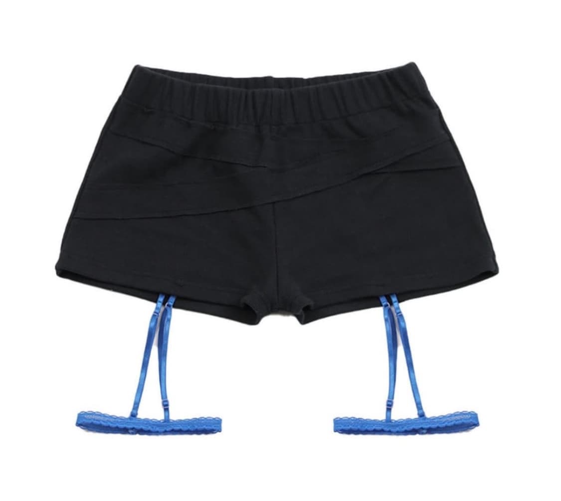 오스하이 가터 쇼츠 네이비 1 상품이미지1