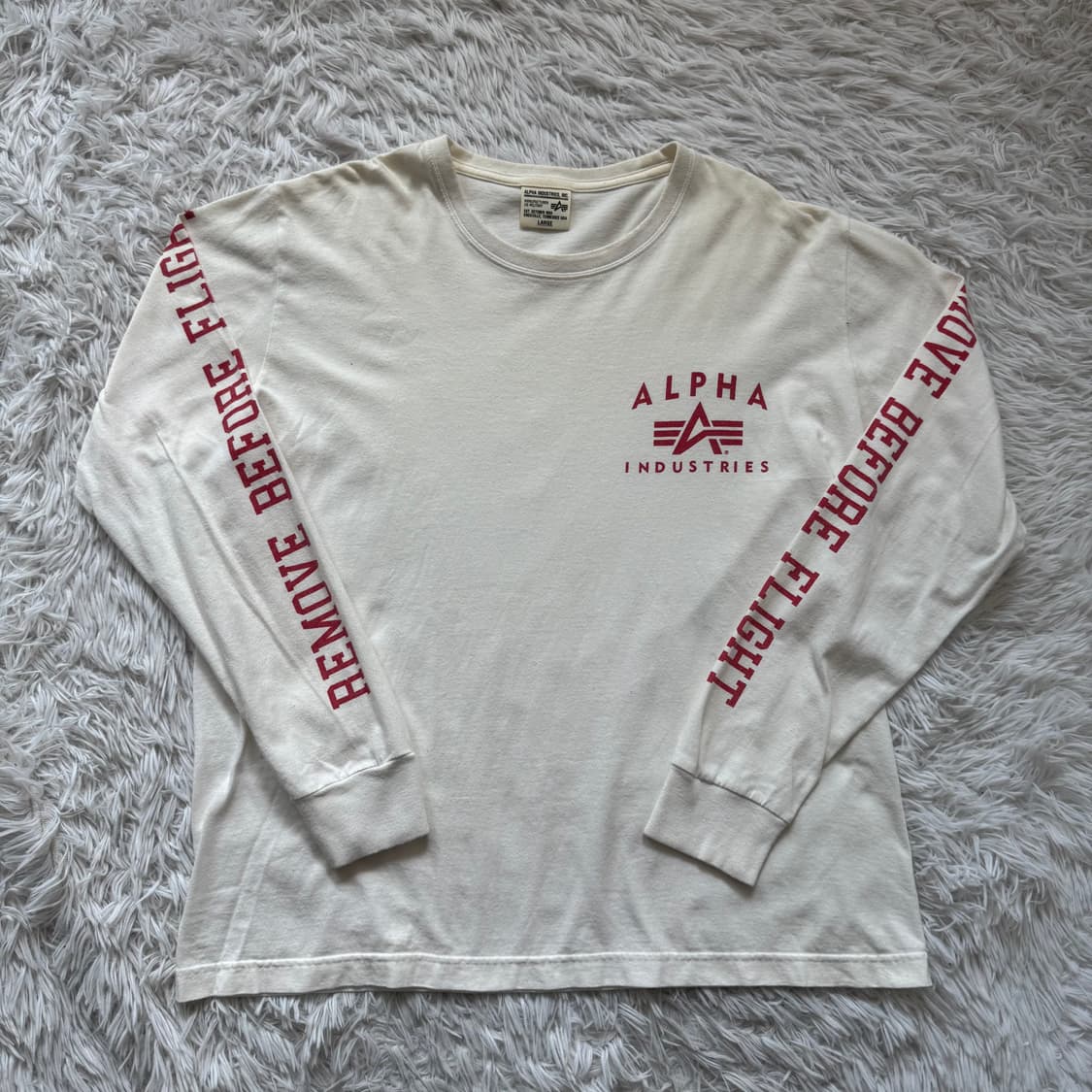 ALPHA INDUSTRIES 일본빈티지 긴팔티 알파인더스트리 빈티지긴팔 상품이미지2