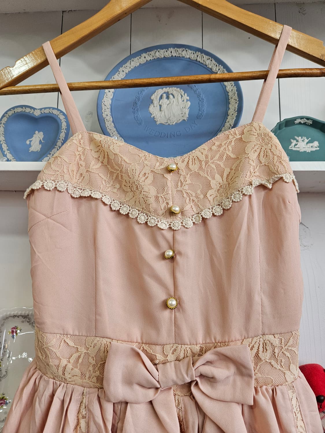 앙크루즈(Ank Rouge)  레이스 리본 원피스 상품이미지5