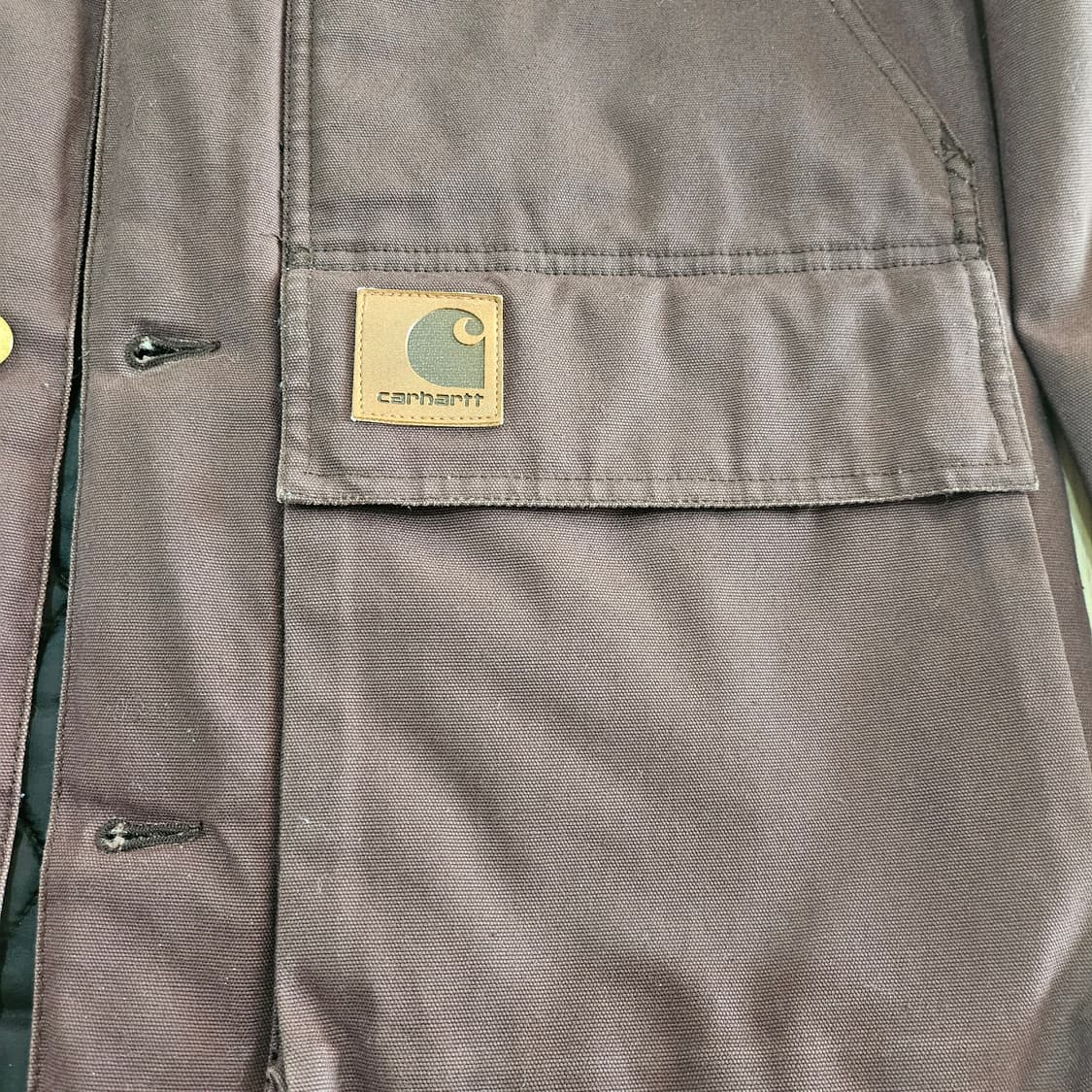 정품 CARHARTT WIP Shelter Coat 버건디 M 상품이미지2