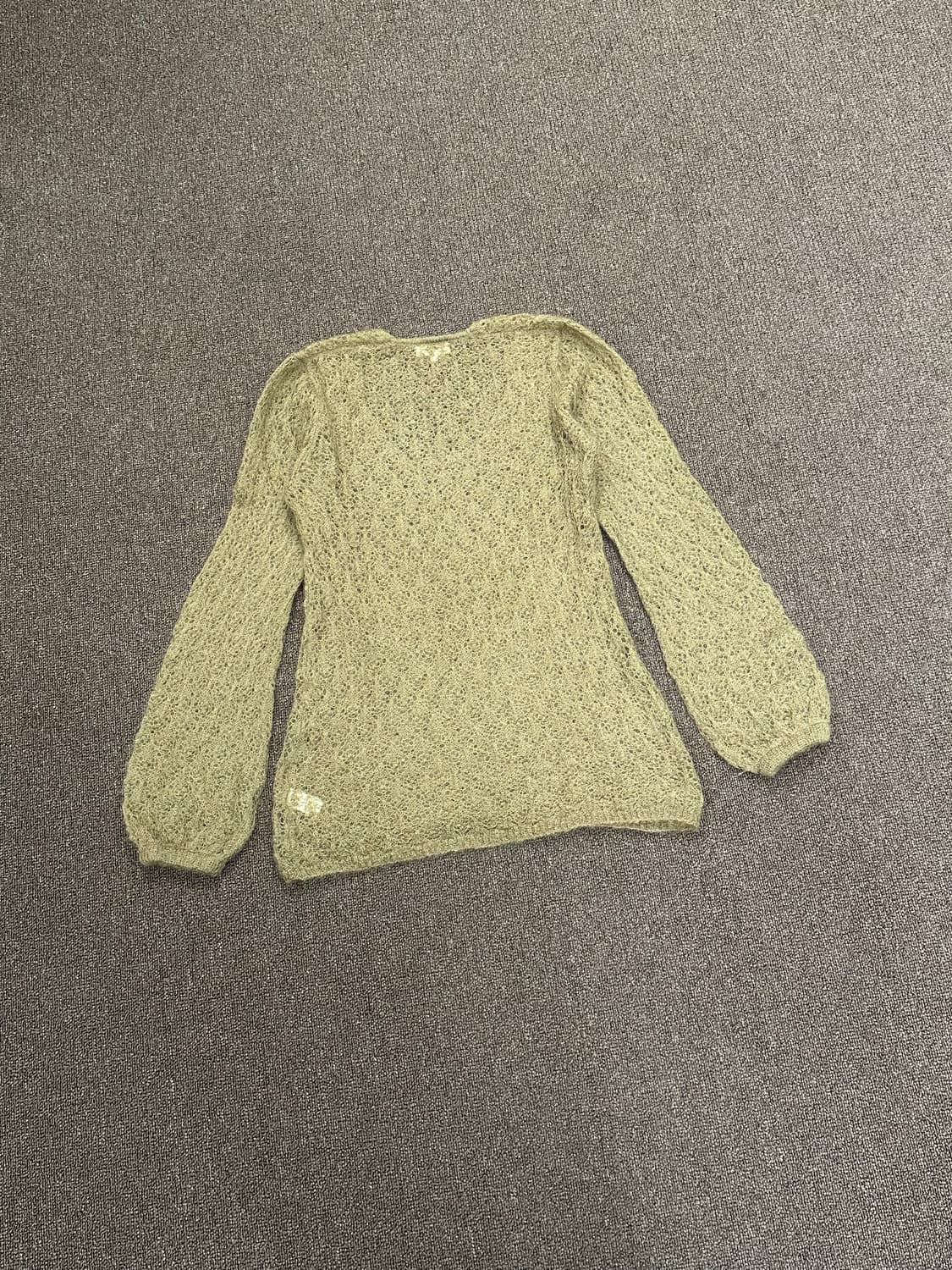 38)Japanese vintage 여성 보헤미안 시스루 니트 상품이미지5