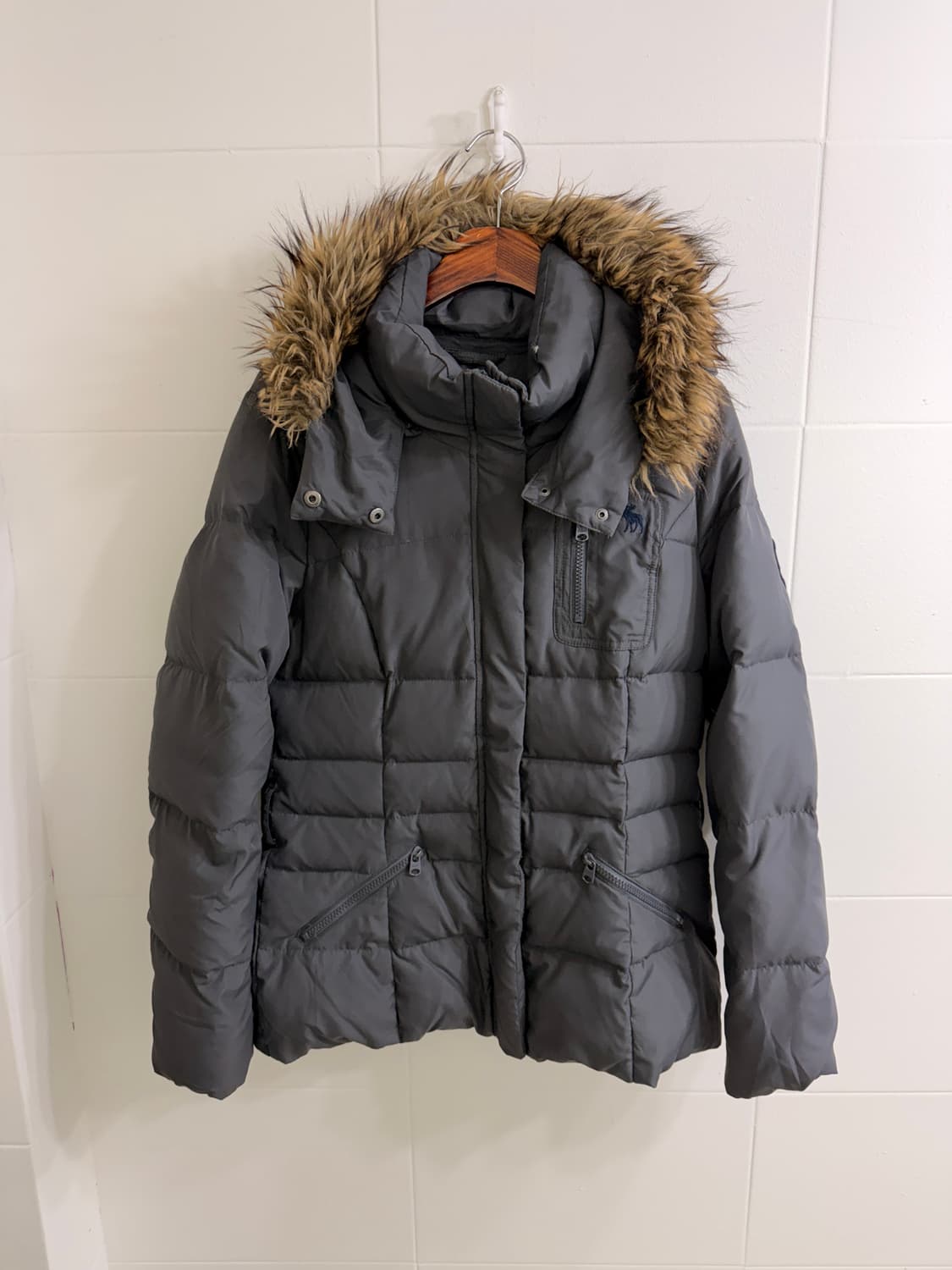 아베크롬비 울프죠 패딩 큐빅 쿨 데님 스트릿 코디 세트 상품이미지4