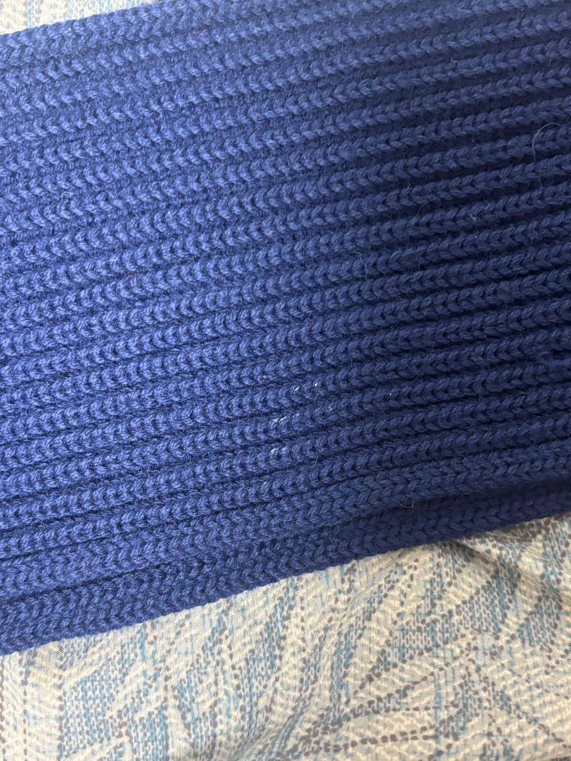 안데르센 안데르센 머플러 롱기장 네이비 상품이미지3