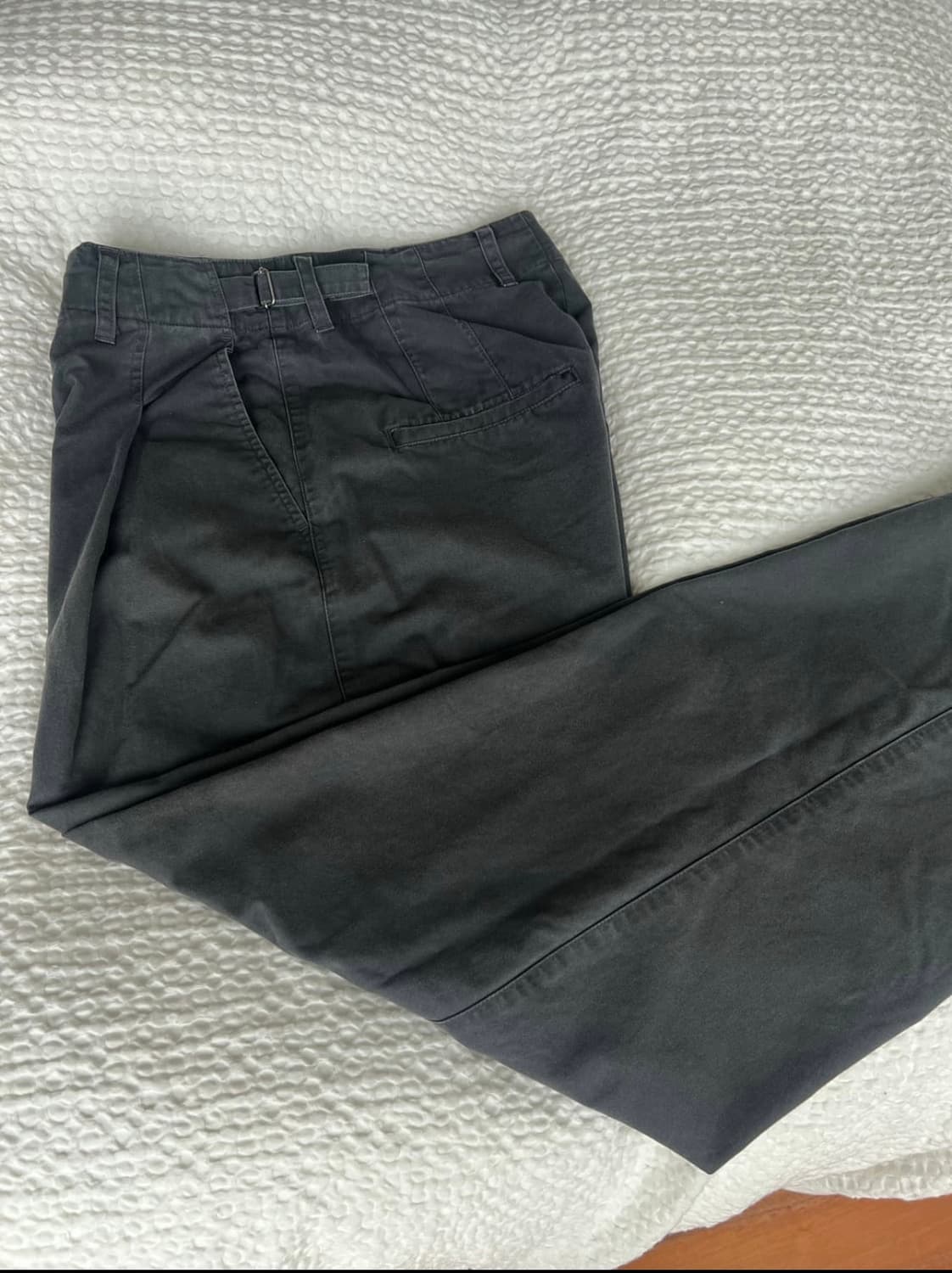 해칭룸 VTG Deep Pleats Trousers Charcoal 상품이미지2