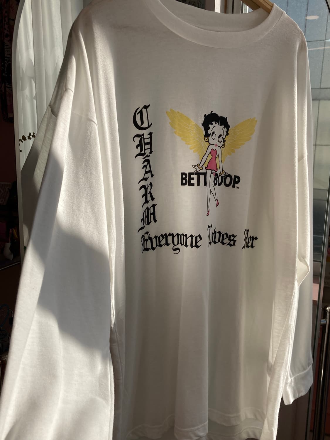 베티붑 롱슬리브 오버핏 티셔츠 (데드스탁)  상품이미지3