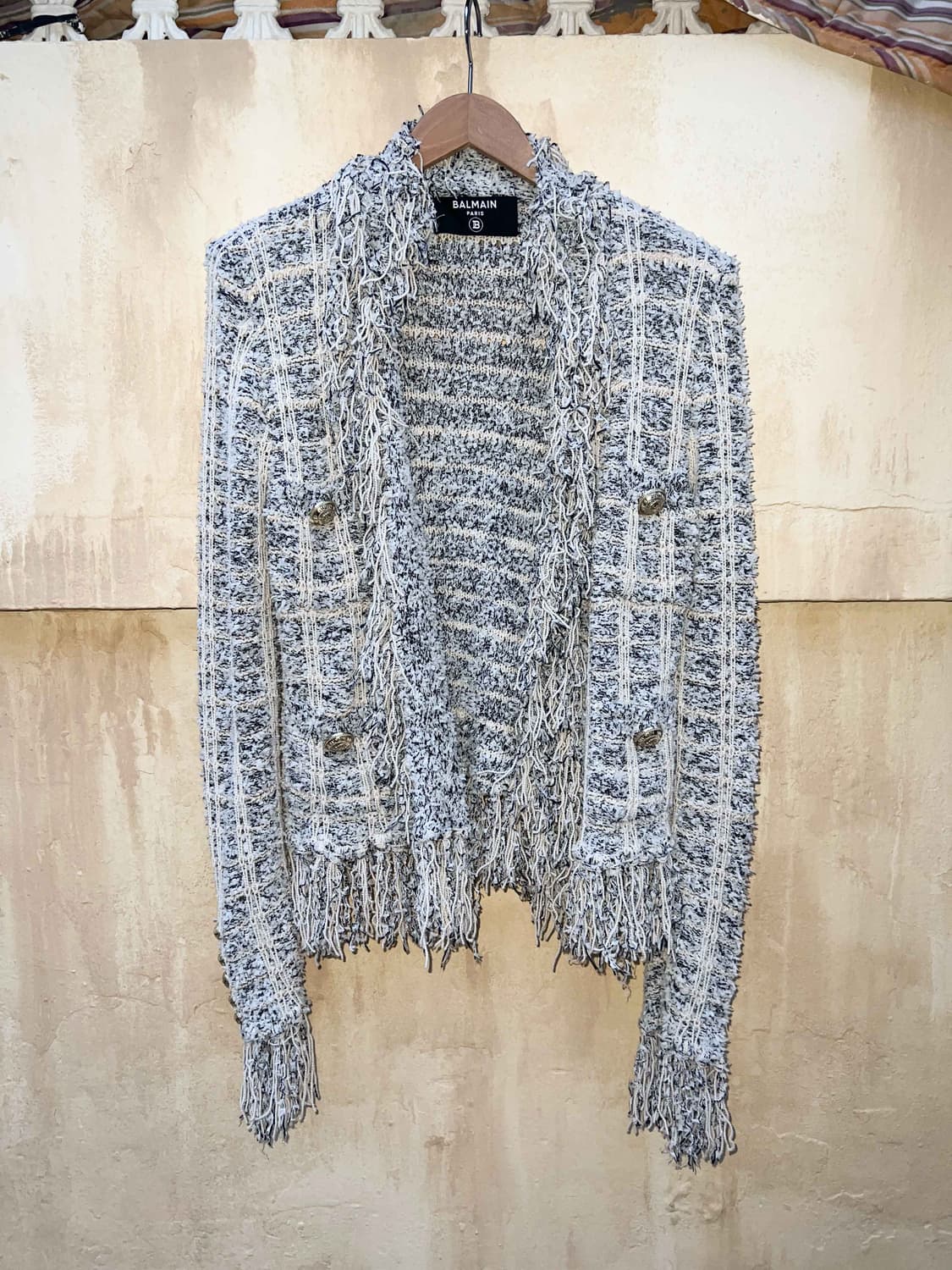 2019 발망 트위드 자켓  상품이미지1