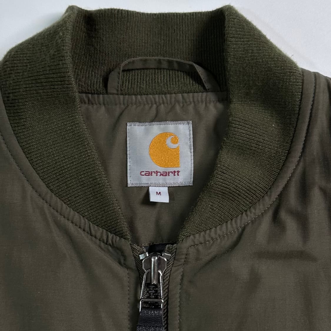 칼하트 카키 ma-1 봄버 자켓  상품이미지6